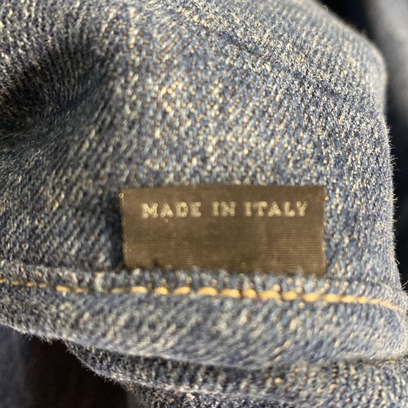 PRADA Canapa Large Denim Tote Hand Bag and Cards - Picture 12 of 13